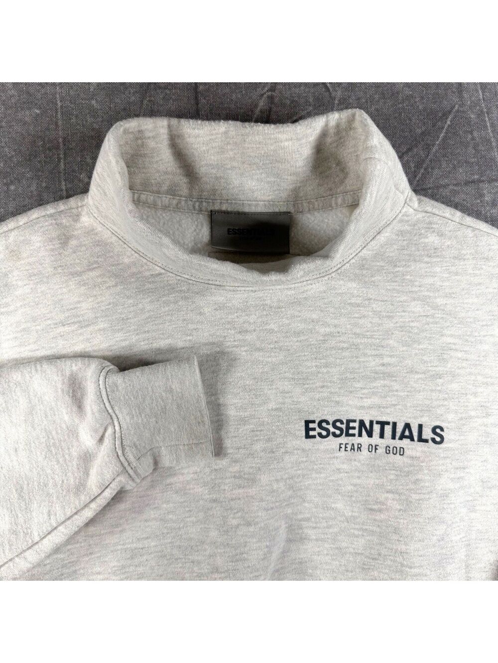 Essentials Fear of God Sweater Women's M Grey Mock Neck